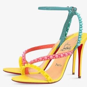 Christian Louboutin Mafaldina Spikes 100mm.  Already styled for you!!!